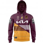 Sudaderas con Capucha Brisbane Broncos Rugby 2024 Local